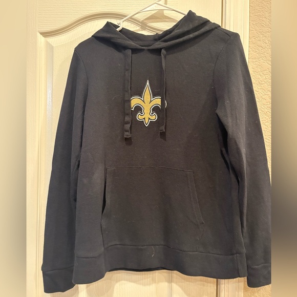 ⚜️New Orleans Saints⚜️ Hooded Sweatshirt, Women’s Medium - Picture 1 of 8